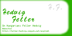 hedvig feller business card
